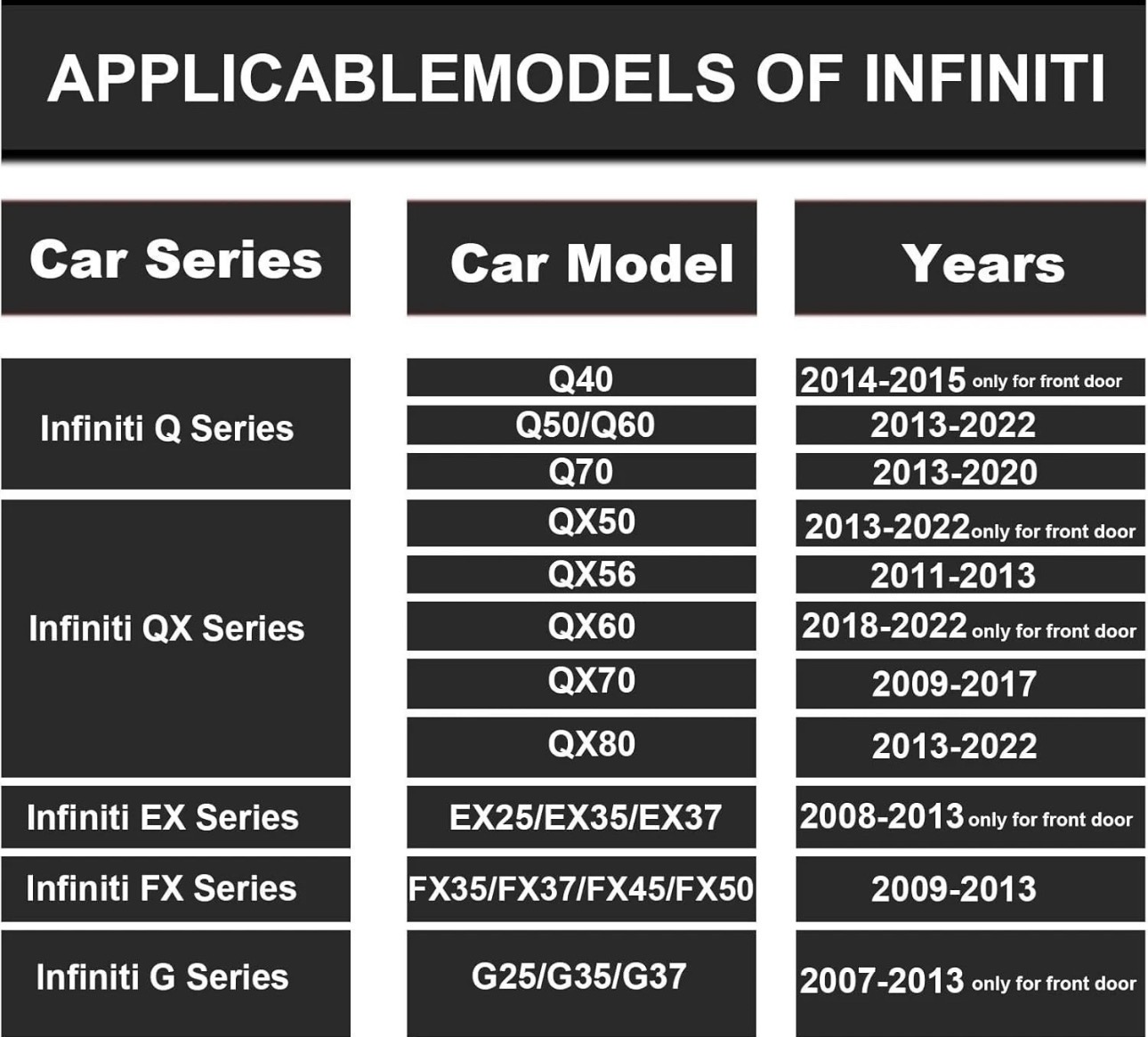 Infiniti LED Door Logo Welcome Light view 3
